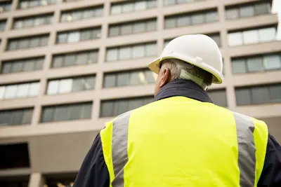 Construction records and correspondence assembled for a claim review