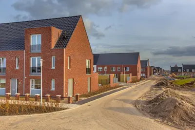 New housing development progressing through pre-construction planning